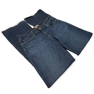 PAIGE Jeans Canyon Boot Cut Long Dark Wash Five Pocket Jean 32” x 35” EUC